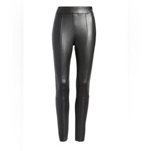 Topshop Faux Leather Pants Leggings Size 4 Sexy Black Edgy Goth Dramatic